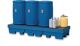 Auffangwanne Auffangvol.405l L2460xB845xH375mm PE m.PE-Gitterrost