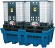 Auffangwanne 1000l L2260xB1430xH720mm PE m.PE-Stellfläche