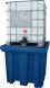 Auffangwanne B.1250xT.1250xH.1130mm m.Stellfläche PE f.1 Tankcontainer KTC/IBC