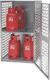 Gasflaschendepot B840xT690xH1475mm verz.gel.BAUER