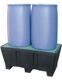 Auffangwanne Auffangvol.220l L1265xB705xH540mm PE m.PE-Gitterrost