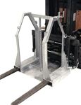 Stahlflaschenpalette f.4 Gasflaschen Flaschen-D.250mm verz.f.Gabelstapler BAUER
