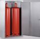 Gasflaschenschrank B860xT400xH1435mm verz.LACONT