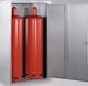 Gasflaschenschrank B860xT400xH1435mm verz.LACONT
