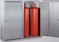 Gasflaschenschrank B1720xT400xH1435mm verz.LACONT