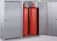 Gasflaschenschrank B1720xT400xH1435mm verz.LACONT
