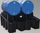 Auffangwanne 450l L1375xB1350xH635mm PE m.PE-Stellebene