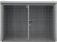 Gasflaschencontainer B3120xT1610xH2295mm m.Dach mausgrau o.Trennw.BAUER