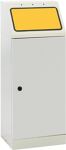 Wertstoffsammler 45l H1000xB400xT300mm verz. Einsatz Einwurfdeckel signalgelb
