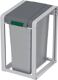 Wertstoffsammler 35l H570xB350xT415mm telegrau staubgrau Basiseinheit HAILO