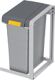 Wertstoffsammler 35l H570xB350xT415mm telegrau staubgrau Erweiterungs-EH HAILO