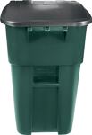 Mehrzweckcontainer, NW-Nr.: 9000466169 H1001xB610xT764mm grün, 189l Deckelfarbe schwarz m.Rl.RUBBERMAID  