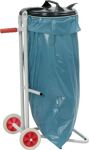 Abfallsammler H960xB500xT500mm 120l lichtgrau Klemmvorrichtung