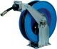 Schlauchaufroller f.Luft,Öl,Wasser L.20m Geh.VA m.Federrückzug Ausgang 1/2 AG