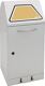 Wertstoffsammler 60l H900xB400xT380mm lichtgrau m.Müllsackhalter,m.Trethebel