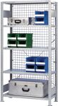 Seitenwand Drahtgitter silber verz.H1950xT500mm