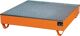 Auffangwanne 216l L1200xB1200xH285mm Stahlbl.m.Gitterrost gelborange