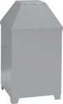 Abfallbehälter H660/870xB450xT450mm 80l signalgelb Innenbehälter herausziehbar