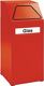Wertstoffsammler 65l H970xB400xT380mm feuerrot/feuerrot stationär STUMPF