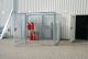 Gasflaschencontainer B2400xT1500xH2190mm m.Dach m.Flügeltor BAUER