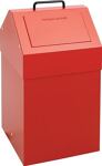 Wertstoffsammler 45l H650xB330xT310mm feuerrot stationär STUMPF
