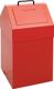 Wertstoffsammler 45l H650xB330xT310mm feuerrot stationär STUMPF