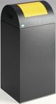 Wertstoffsammler 60l H800xB320xT320mm antik-silber/silber