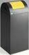 Wertstoffsammler 60l H800xB320xT320mm antik-silber/silber