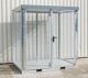 Gasflaschencontainer B2115xT1570xH2260mm verzinkt m.Dach m.TränenblechbodenBAUER