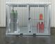 Gasflaschencontainer B3135xT2170xH2260mm verzinkt m.Dach m.TränenblechbodenBAUER