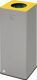 Wertstoffsammler 81l H700xB320xT320mm silber gelb Plastikabfall VAR
