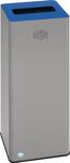 Wertstoffsammler 81l H700xB320xT320mm silber enzianblau Papierabfall VAR