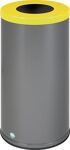 Wertstoffsammler 70l H700xB355xT355mm eisenglimmer verkehrsgelb stationär VAR