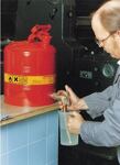 Sicherheits-Zapfbehälter 19,0l Stahlbl.D295xH410mm JUSTRITE