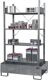 Kleingebinderegal B1000xT600xH2000mm Grundregal 4 Fbd.BAUER