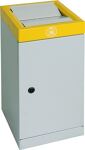 Wertstoffsammler 30l H600xB300xT300mm m. verz. Einsatz Kopfelement signalgelb
