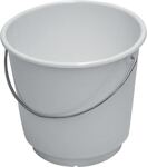 Eimer 10l PE weiß lebensmittelecht D.290mm H.265mm LOCKWEILER