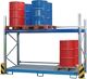Regalwanne L1750xB1300xH250mm Stahlbl.lichtblau m.Gitterrost 240l BAUER