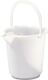 Eimer 10,5l HD-Polyethylen natur Kunststoffbügel D.286mm H.283mm HÜNERSDORFF