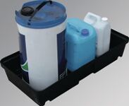 Auffangwanne 40l L800xB600xH155mm PE o.PE-Lochplatte