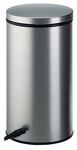 Tretabfallsammler 32l, NW-Nr.: 9000467072 D310xH570mm, Stahlbl.neusilber WESCO verzinkt  