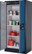 Sicherh.-Schrank Typ 90 H1953xB893xT615mm grau/gelb Vollblechtüren TSA ASECOS