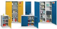 Wertstoffsammler 2x15 l,1x30l H675xB400xT315mm grau rot/grau