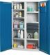 Umweltschrank H1800xB1000xT500mm lichtgrau/enzianblau