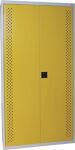 Umweltschrank SLP 1950 H1950xB1000xT500mm Stahlbl.lichtgrau/signalgelb