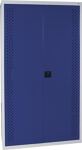Umweltschrank H1950xB1000xT400mm Stahlbl.lichtgrau/enzianblau