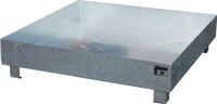 Auffangwanne 230l L1200xB1200xH285mm Stahlbl.o.Gitterrost BAUER