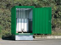 Lagercontainer B3005xT1820xH2350mm aktive Lagerung verz./montiert Vol.1000l