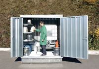 Lagercontainer B2100xT2170xH2400mm mont.f.die aktive Lagerung verz.Vol.1040lSÄBU