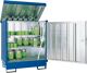 Lagercontainer B1420xT1490xH1610mm mont.gem.H-Sätzen verz.u.lack.Vol.209l SÄBU